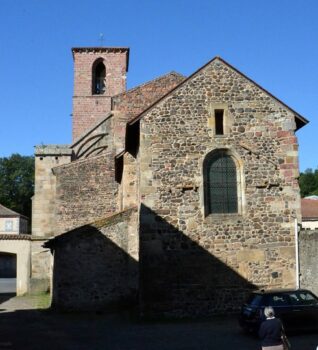 Abbaye Saint-Sébastien de Manglieu, vue du chevet